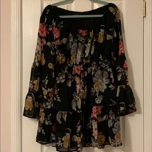Floral mini dress/top